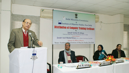 Safdar H. Khan delivers his views
